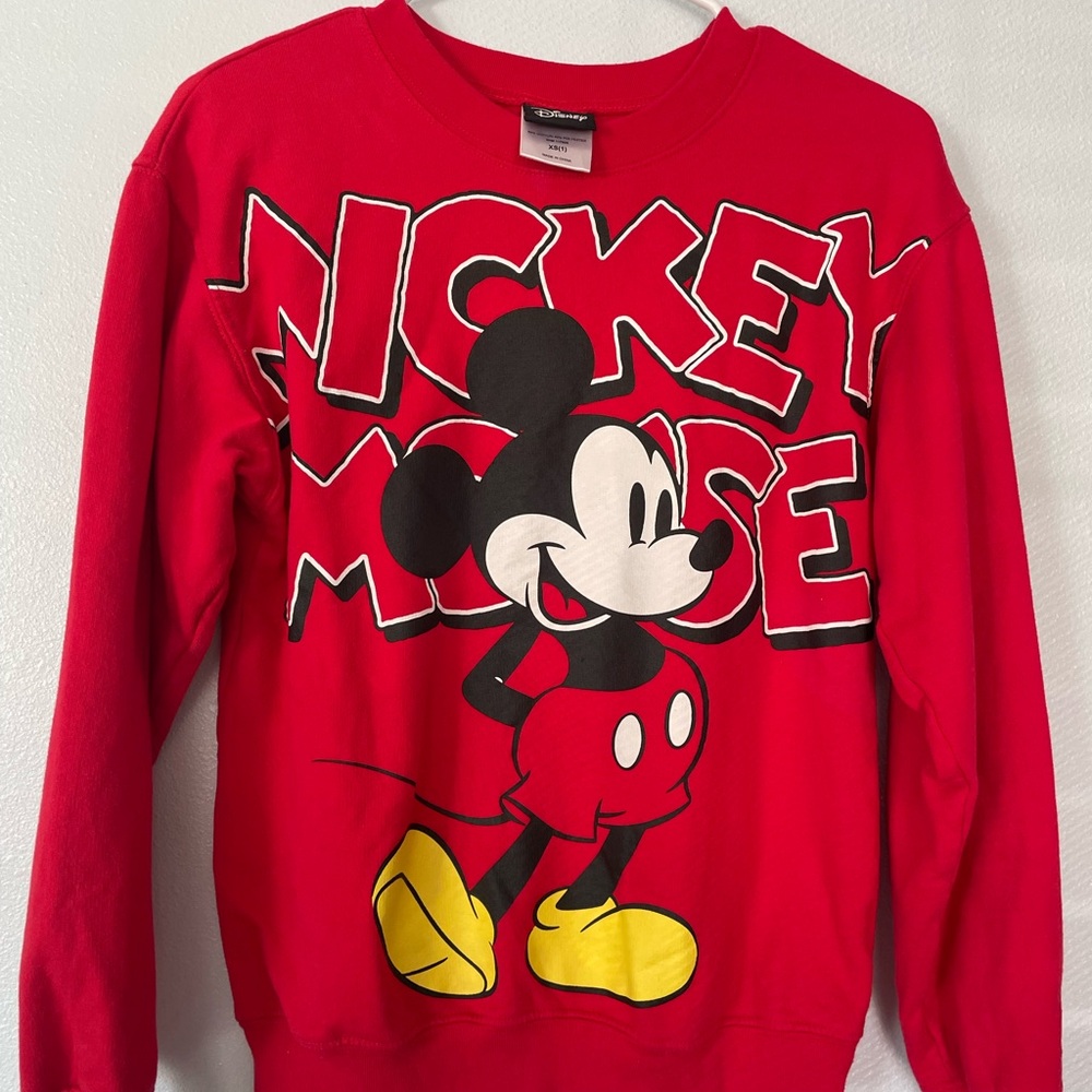 Disney Red Mickey Mouse Sweater